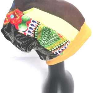 Czapka patchworkowa codzienna