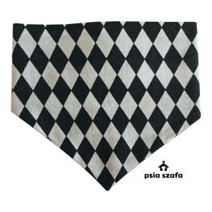 Dwustronna bandana dla psa w Trójkąty rozmiar M (nap) (425558)