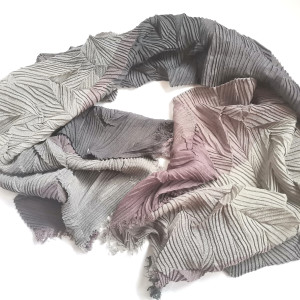 Apaszka szara cieniowana