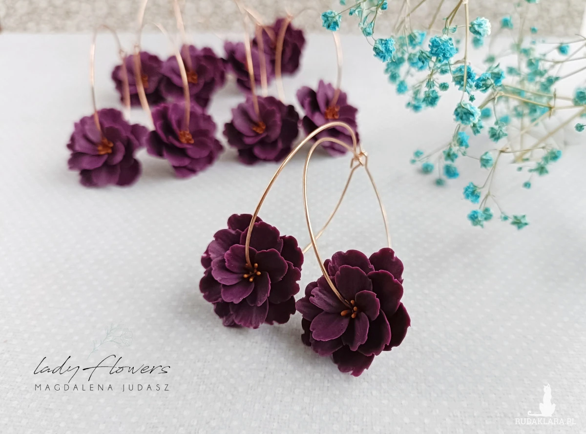 Kolczyki Royal Violett