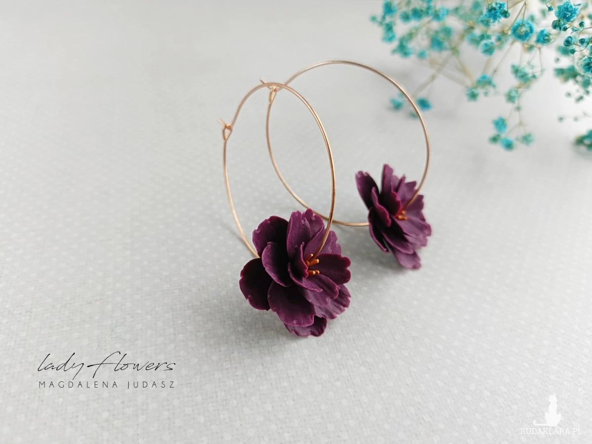 Kolczyki Royal Violett
