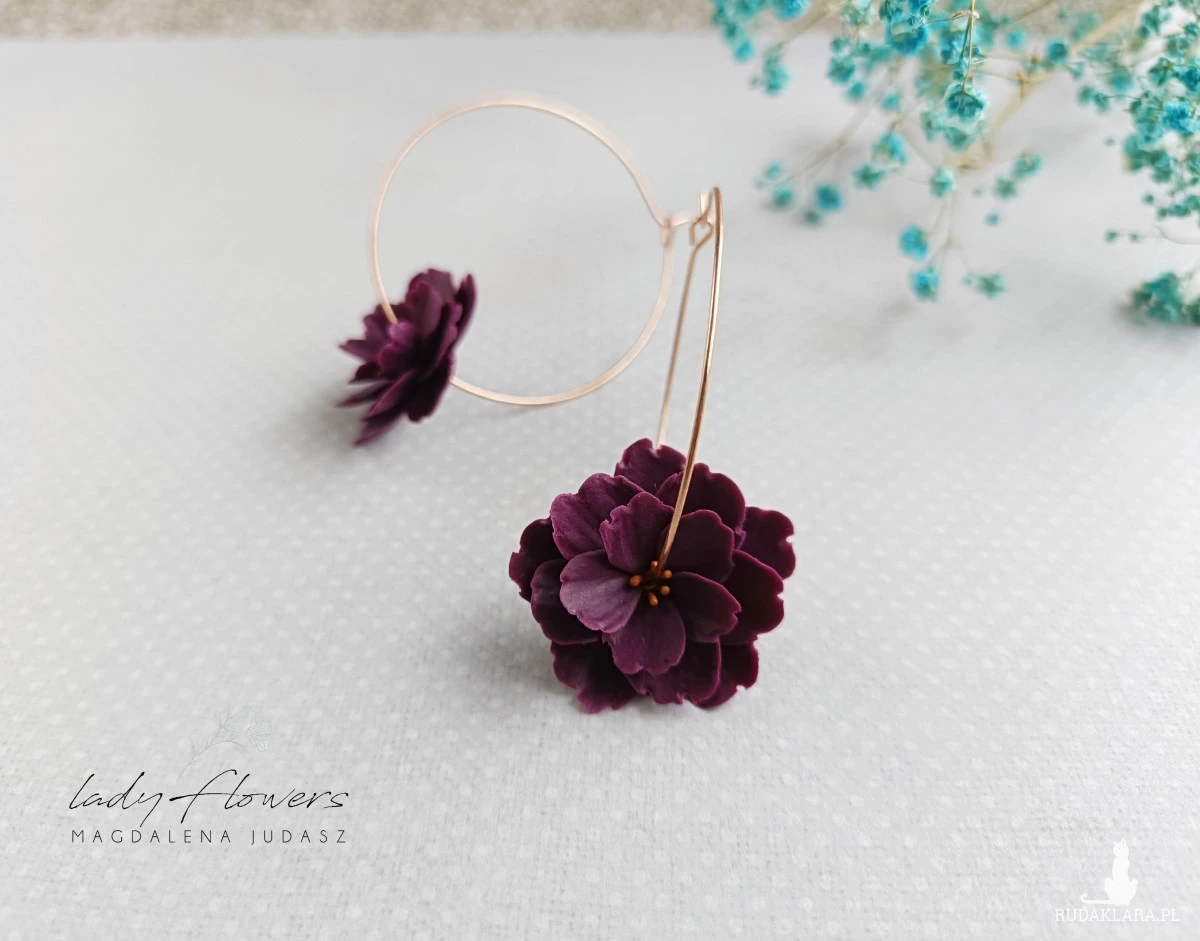 Kolczyki Royal Violett
