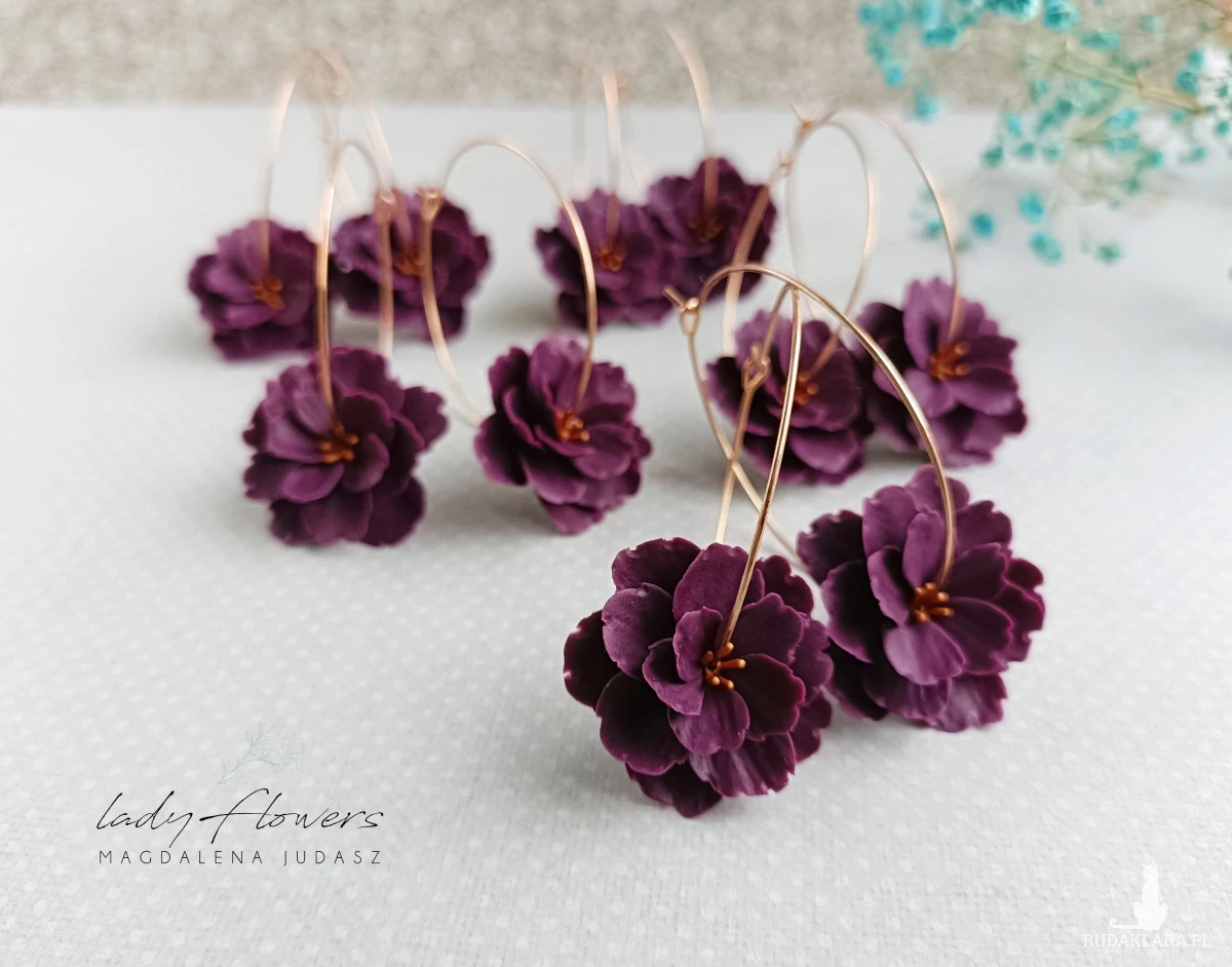 Kolczyki Royal Violett