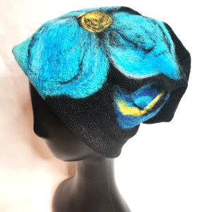 Czapka wełniana czarna