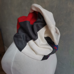 Komin patchworkowy kolorowy