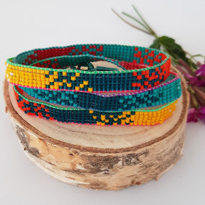 Bransoletka boho ombre