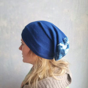 Czapka smerfetka niebieska