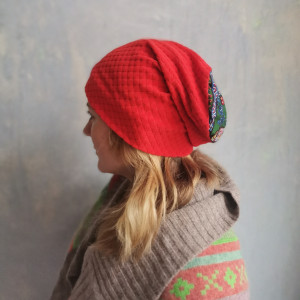 Czapka pomaranczowa uniwersalna