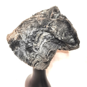 Futrzana  sztuczne futro czapka