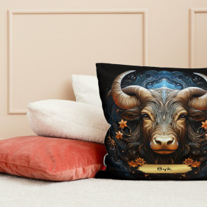 Poduszka znak zodiaku horoskop poduszka prezent znaki zodiaku byk