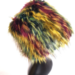 Futrzana  sztuczne futro czapka