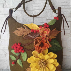 Duża torba w jesiennych kolorach