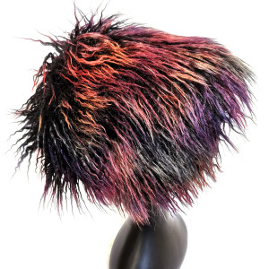 Futrzana  sztuczne futro czapka