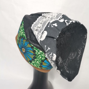 Czapka patchworkowa damska
