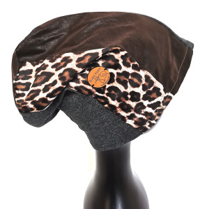 Czapka  na podszewce smerfetka