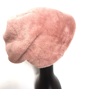 Futrzana  sztuczne futro czapka