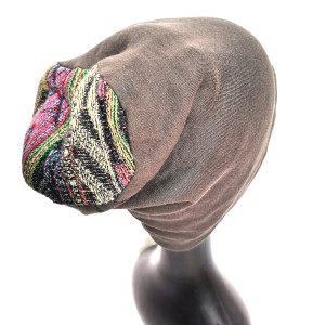 Czapka szara  damska męska uniwersalna