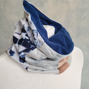 Komin patchworkowy kolorowy