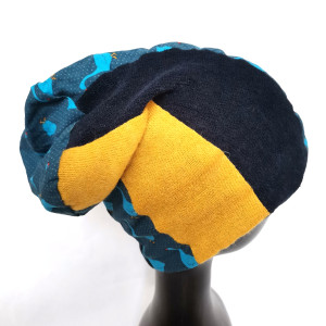 Czapka patchworkowa  damska