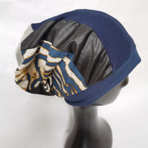 Czapka patchworkowa  damska