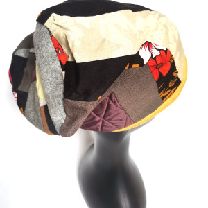 Czapka patchworkowa  damska