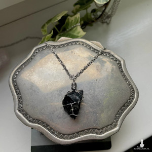 Naszyjnik minimalistyczny OBSYDIAN, stal chirurgiczna