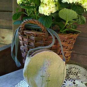 Torebka z lnu i bawełny