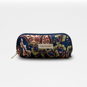 Etui na okulary granatowe paisley