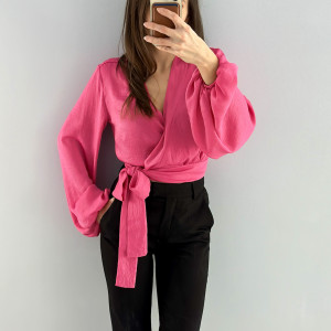 Bluzka w kolorze magenta