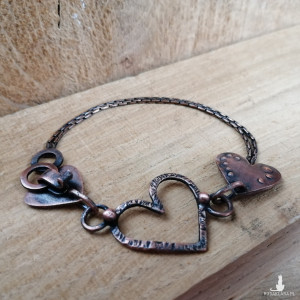 Serduszkowa bransoletka