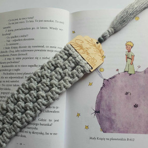 Zakładka do książki "Czytam, bo lubię" - kolor szary