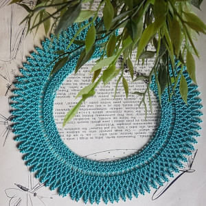 Naszyjnik Krywulka Turkusowa Lawinia  nasz24.5