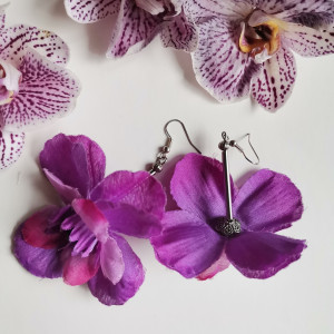 Kolczyki zwariowane bujne dlugie