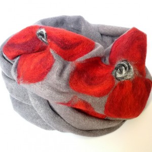 komin bohemian wełniany etniczny ludowy