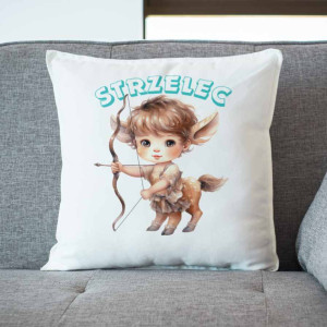 Poduszka znak zodiaku horoskop welurowa poduszka dla dziecka znaki zodiaku strzelec