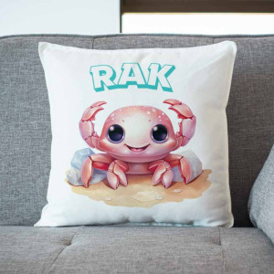 Poduszka znak zodiaku horoskop welurowa poduszka dla dziecka znaki zodiaku rak