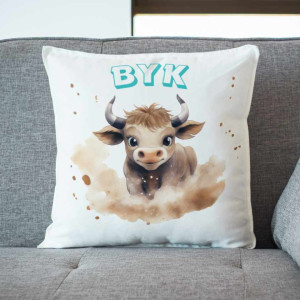 Poduszka znak zodiaku horoskop welurowa poduszka dla dziecka znaki zodiaku byk