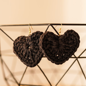 Serduszkowe kolczyki