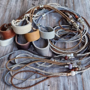 Smycz ringowa,  ringówka, wodzik, show leash