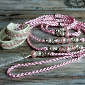 Smycz ringowa,  ringówka, wodzik, show leash