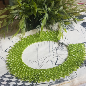 Naszyjnik Krywulka Koralowe Kiwi nasz23.27