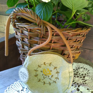 Torebka z lnu i bawełny