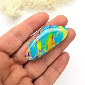 Broszka niebieska karaibska