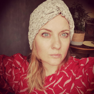 Turban ażurowy cudny