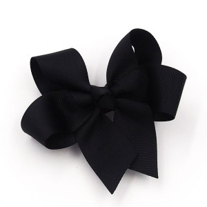 Spinka do włosów duża kokarda big bow black