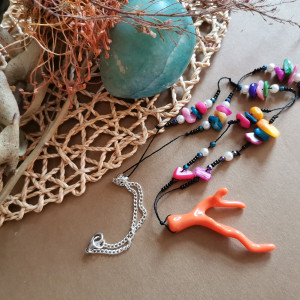 Naszyjnik boho minerały