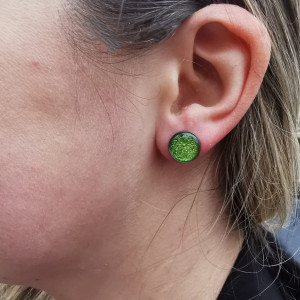 Zielone kolczyki na lato