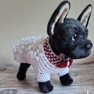 Ubranko dla psa, sweterek, hand made, dla małych ras.