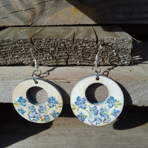 Kolczyki niezapominajki