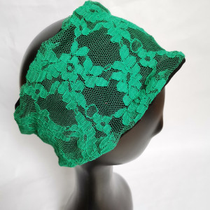 Opaska  szeroka koronkowa